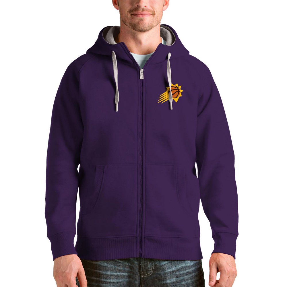 Худи на молнии Phoenix Suns Antigua Logo Victory (фиолетовый)