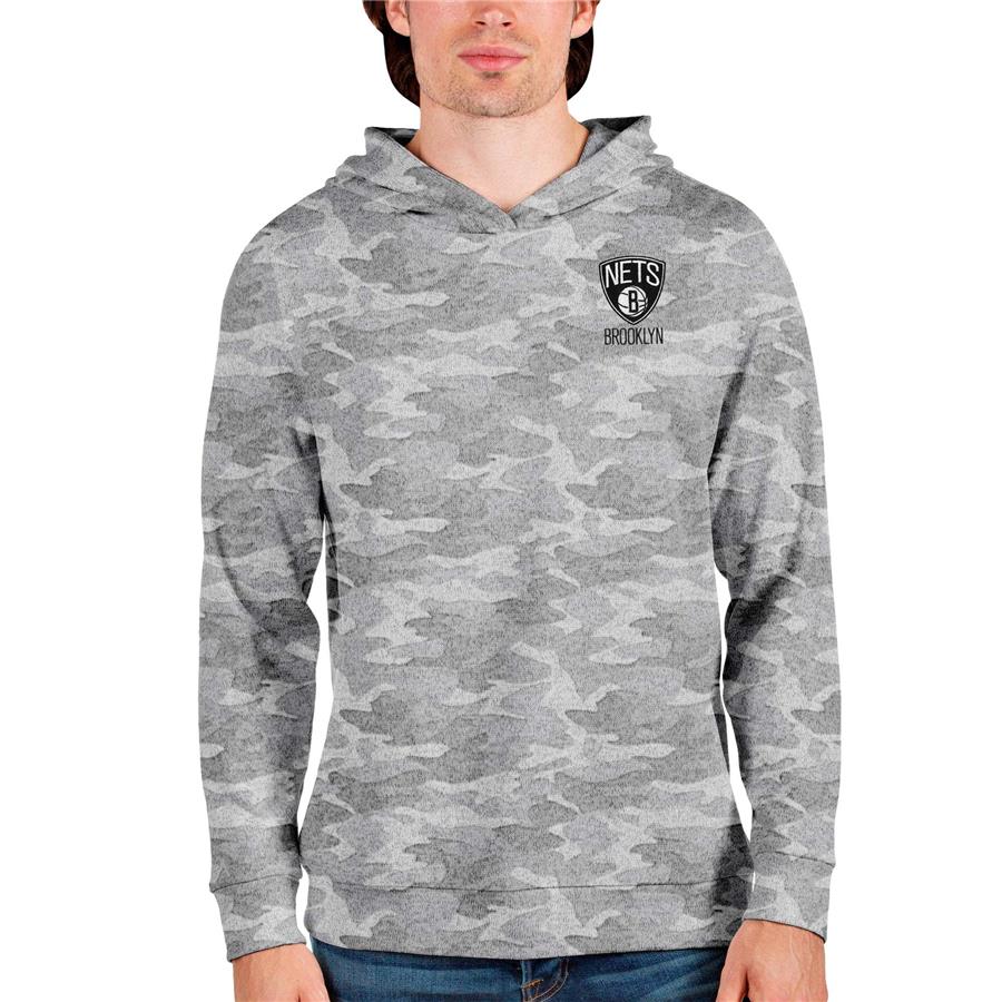 Brooklyn Nets Antigua Absolute Pullover Hoodie - Camo