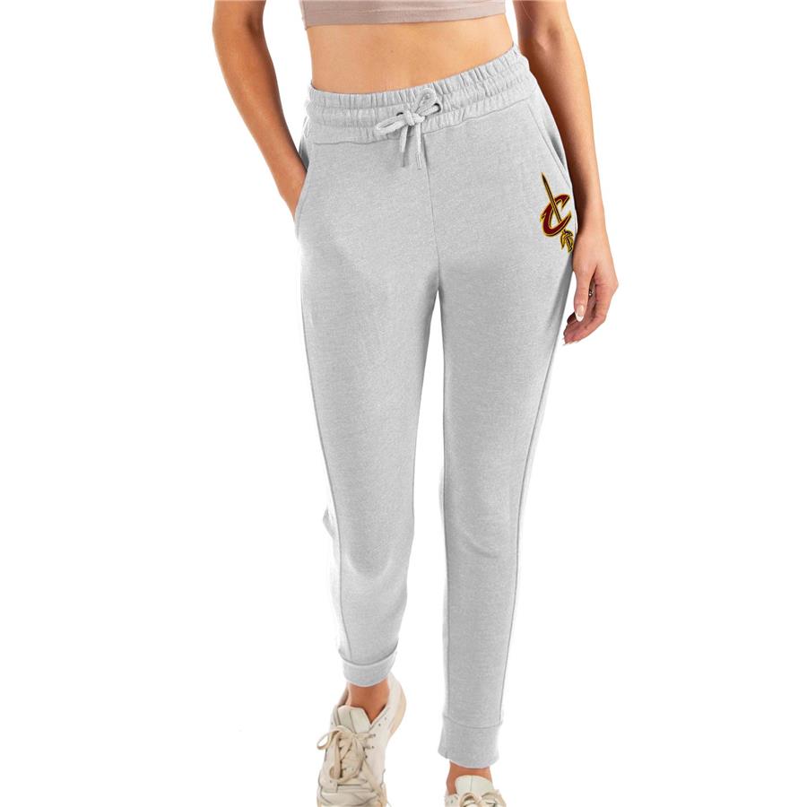 Cleveland Cavaliers Antigua Women's Action Jogger Pants - Heathered Gray