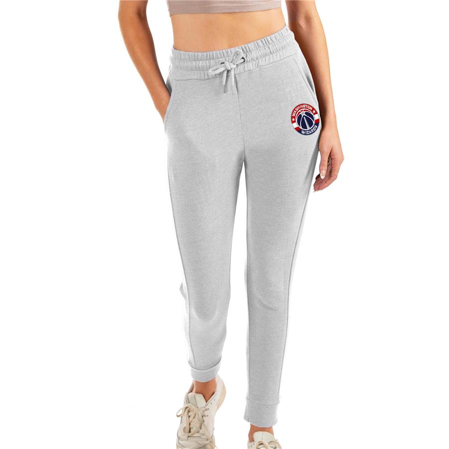 Washington Wizards Antigua Women's Action Jogger Pants - Heathered Gray