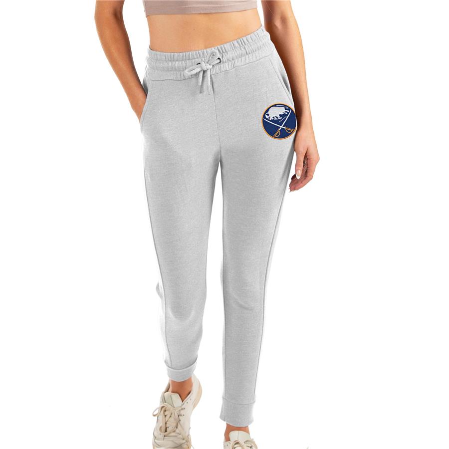 Buffalo Sabres Antigua Women's Action Jogger Pants - Heathered Gray