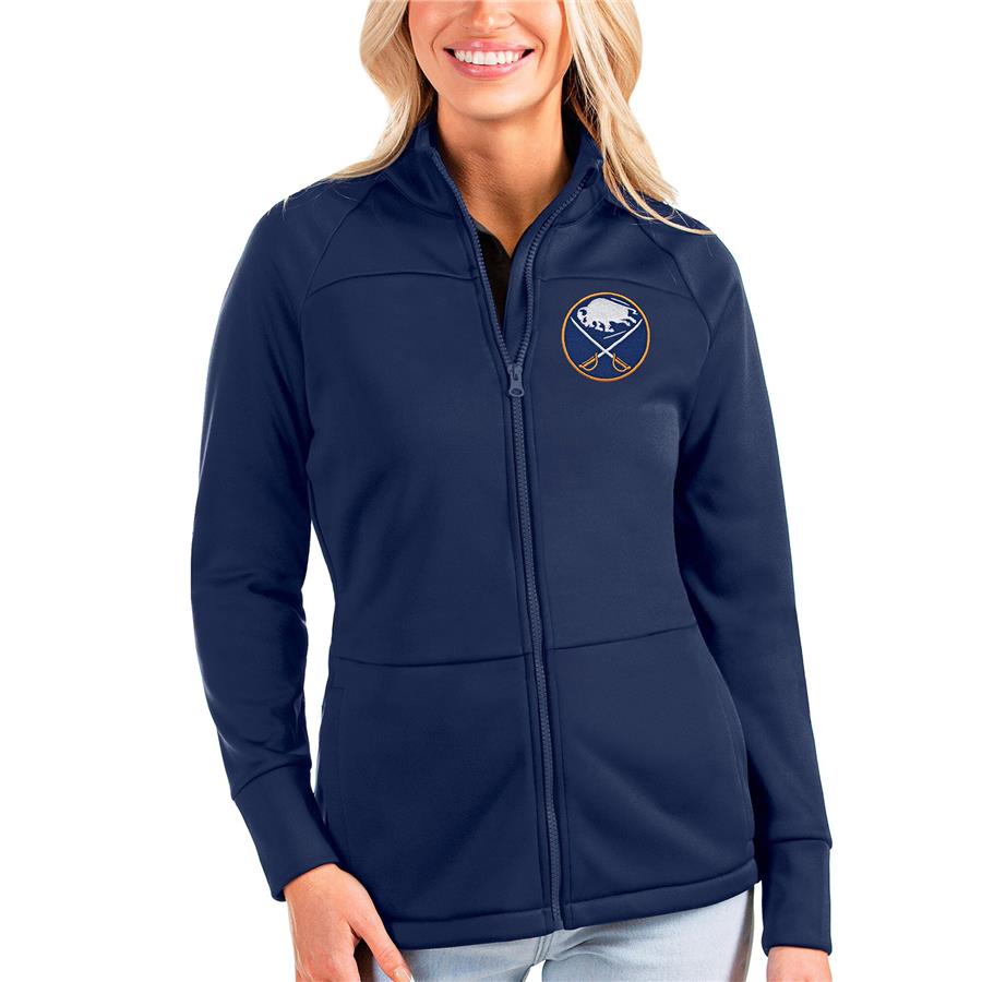 Buffalo Sabres Antigua Women's Links Full-Zip Golf Jacket - Navy