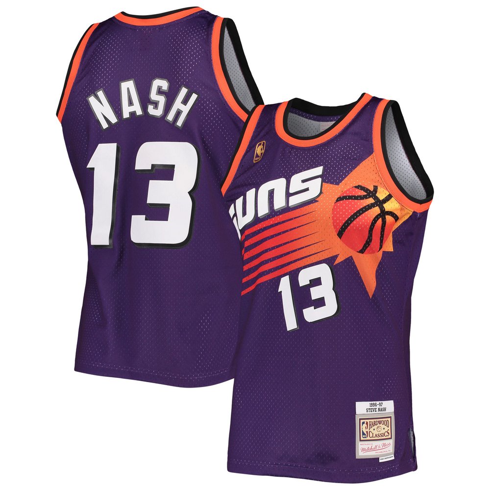 Джерси Steve Nash Phoenix Suns Mitchell & Ness 1996-97 Hardwood Classics Swingman (фиолетовый)