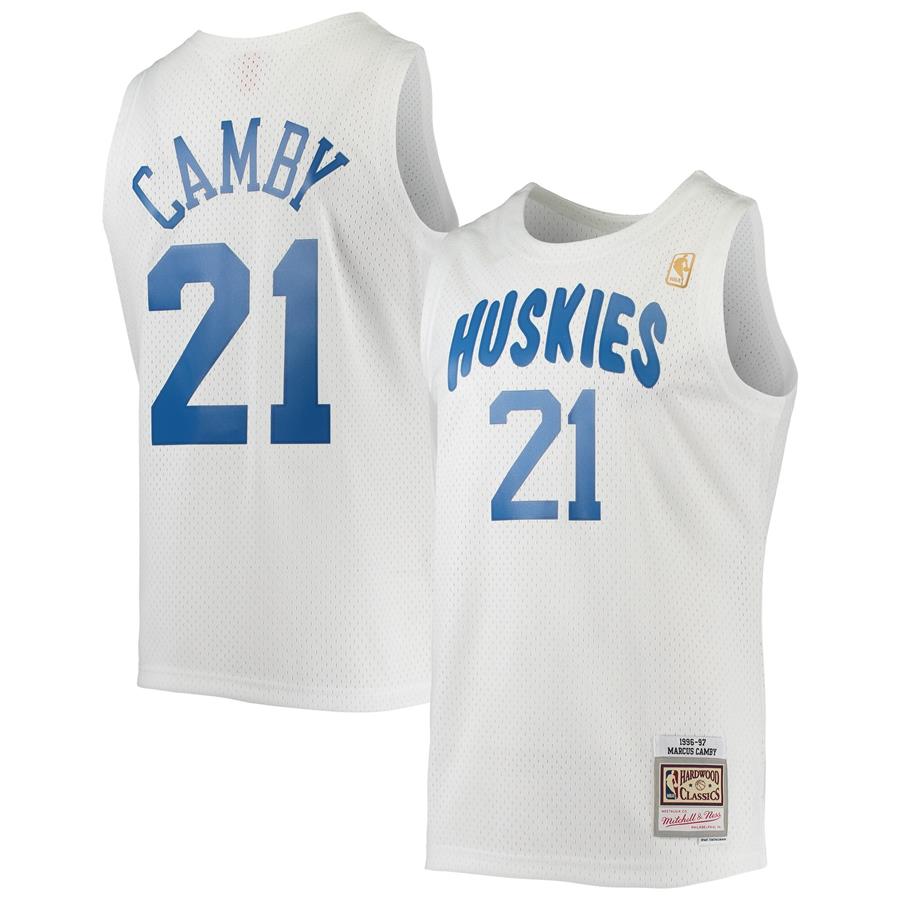 Marcus Camby Toronto Raptors Mitchell & Ness 1996-97 Hardwood Classics Swingman Jersey - White
