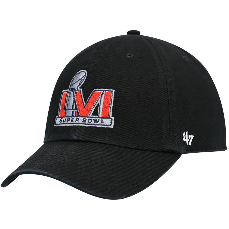 Super Bowl LVI '47 Clean Up Adjustable Hat - Black