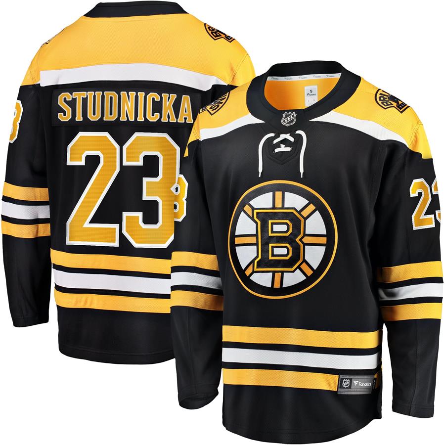 Jack Studnicka Boston Bruins Fanatics Branded Home Breakaway Player Jersey - Black