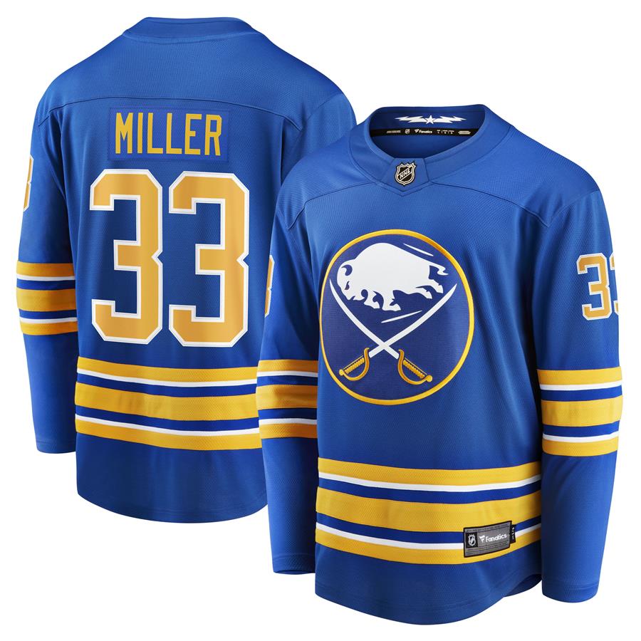 Colin Miller Buffalo Sabres Fanatics Branded Home Breakaway Player Jersey - Royal