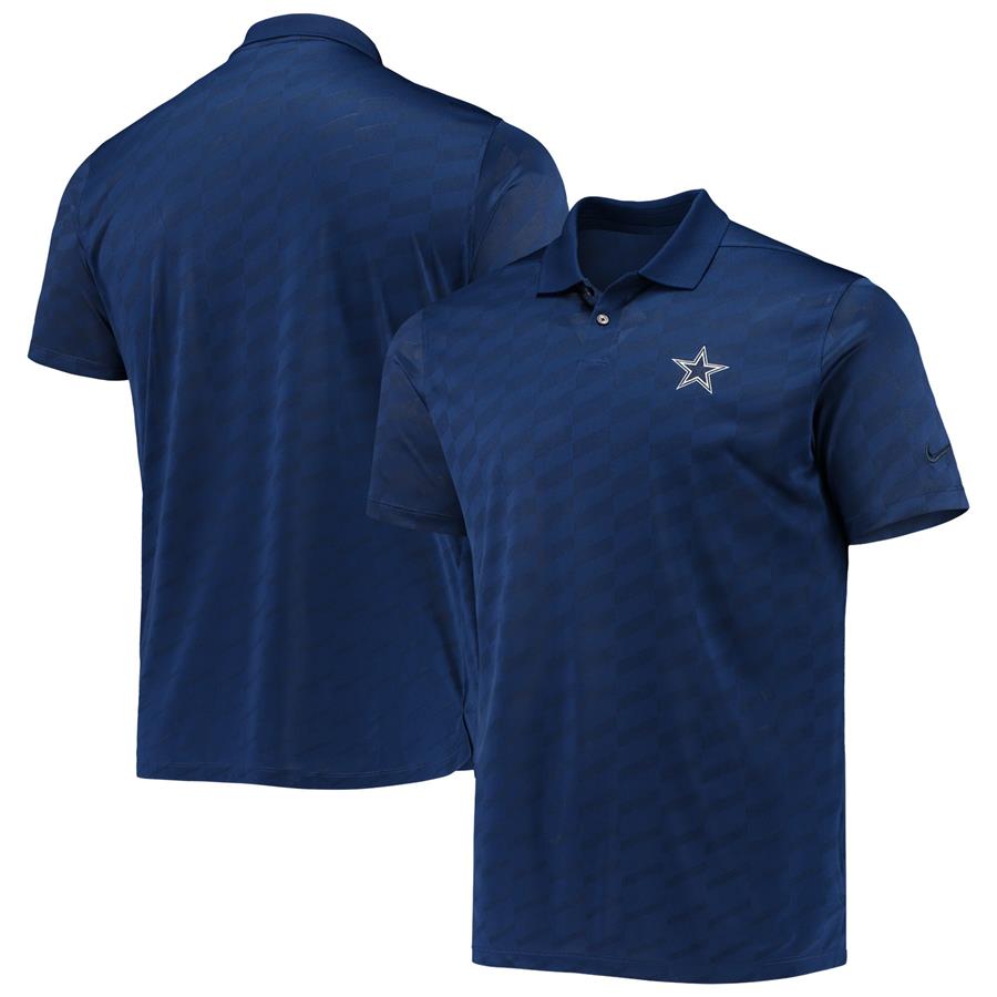 Поло Dallas Cowboys Nike Golf Jacquard Wing Performance (тёмно-синий)