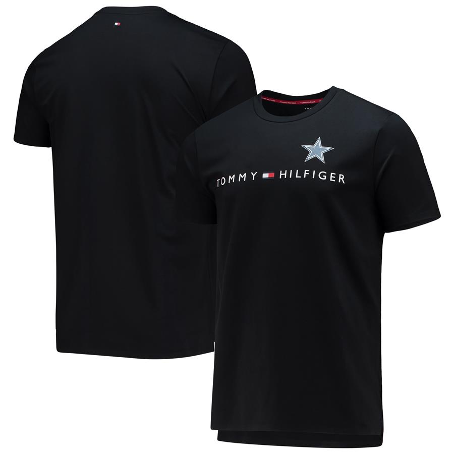 Dallas Cowboys Tommy Hilfiger Graphic T-Shirt - Black