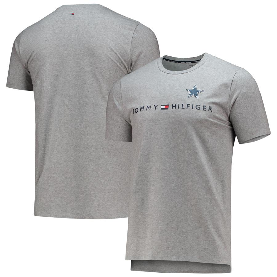 Dallas Cowboys Tommy Hilfiger Graphic T-Shirt - Gray