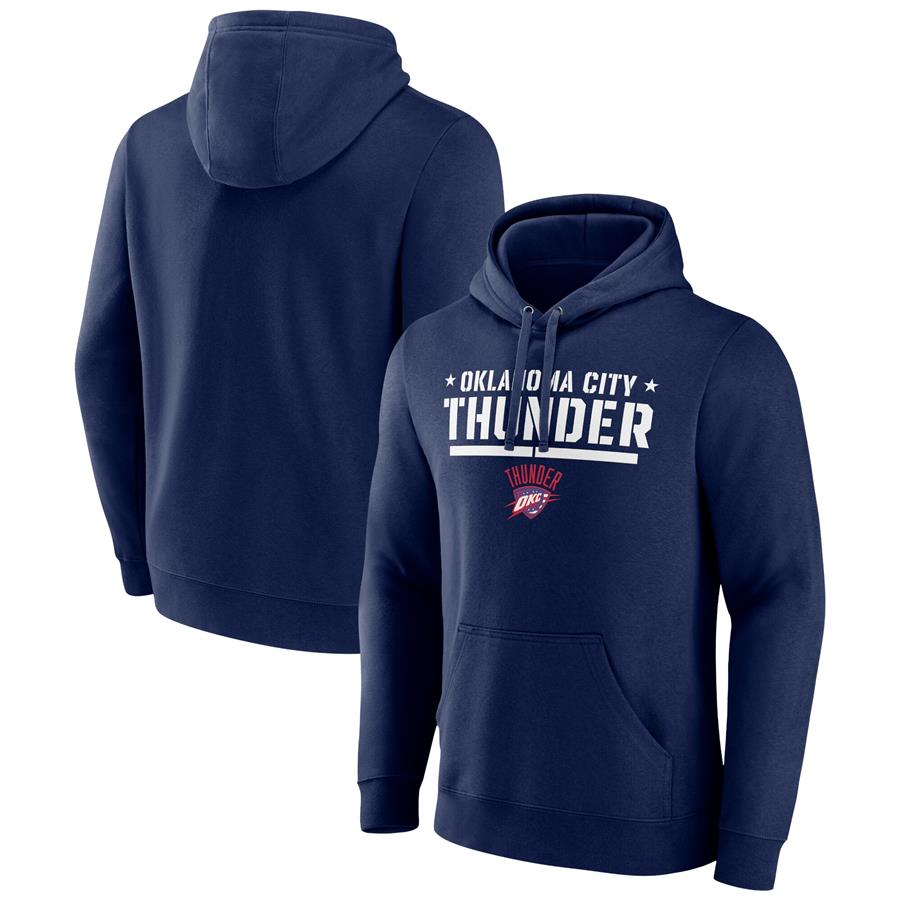 Oklahoma City Thunder Fanatics Branded Hoops For Troops Trained Pullover Hoodie - Navy