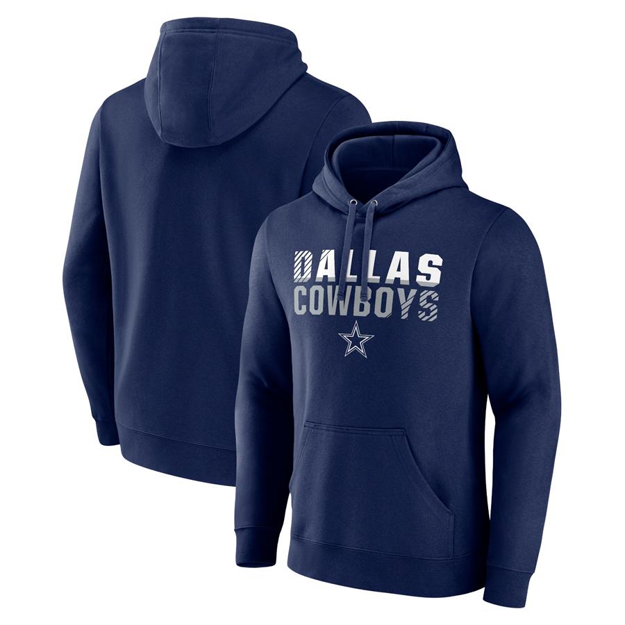 Dallas Cowboys Fanatics Branded Fade Out Pullover Hoodie - Navy