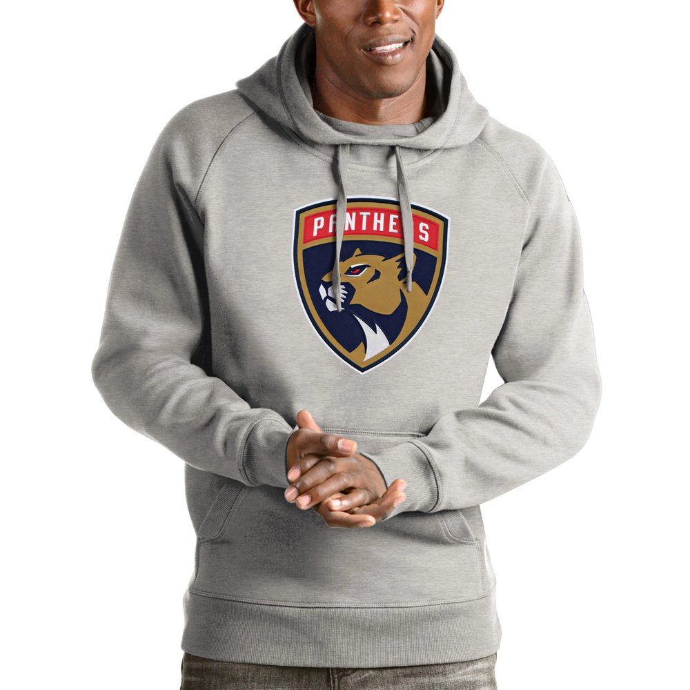 Худи Florida Panthers Antigua Logo Victory (серый меланж)