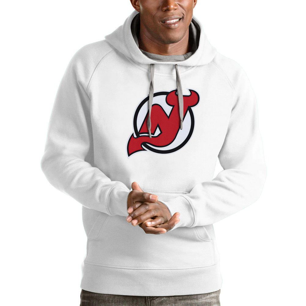 Худи New Jersey Devils Antigua Logo Victory (белый)
