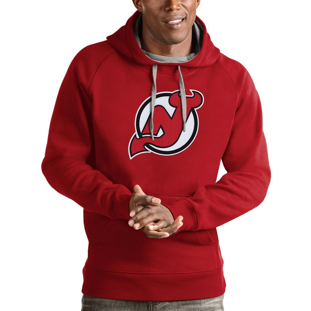 Худи New Jersey Devils Antigua Logo Victory (красный)