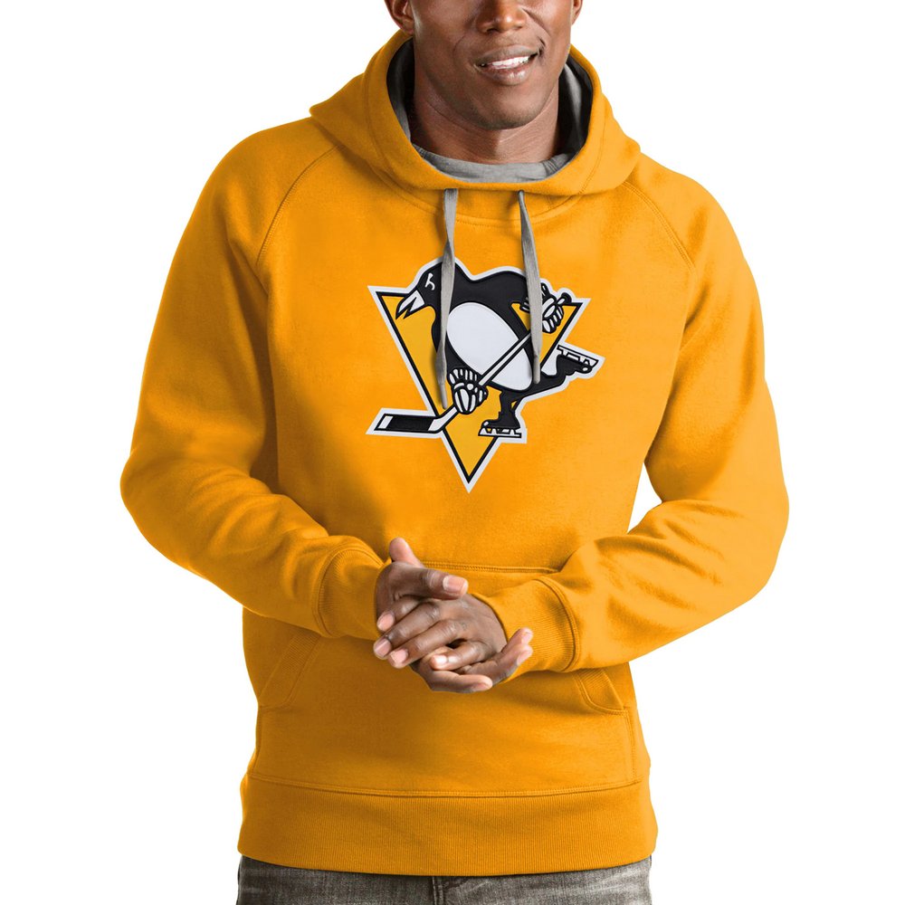 Худи Pittsburgh Penguins Antigua Logo Victory (золотистый)