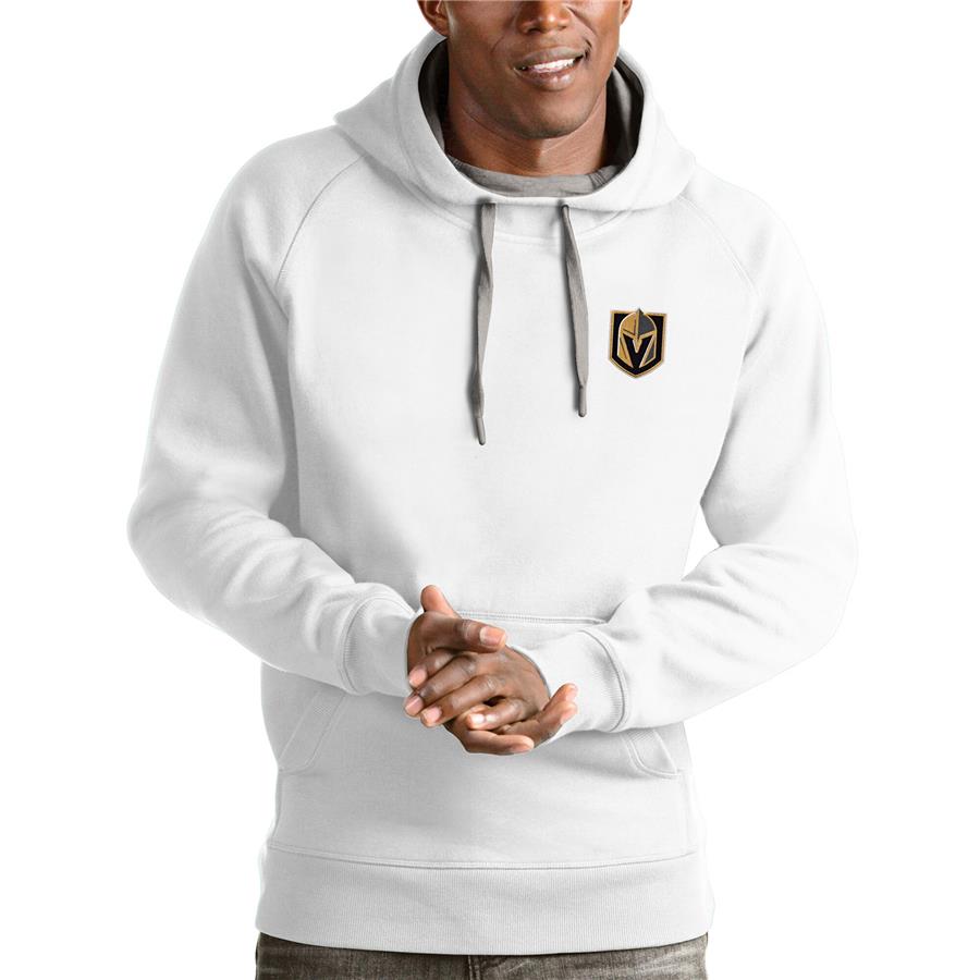 Vegas Golden Knights Antigua Victory Pullover Hoodie - White