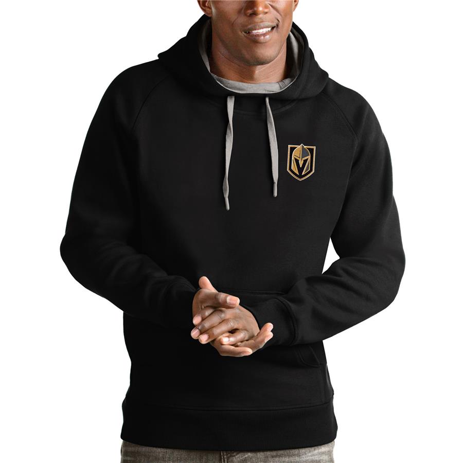 Vegas Golden Knights Antigua Victory Pullover Hoodie - Black