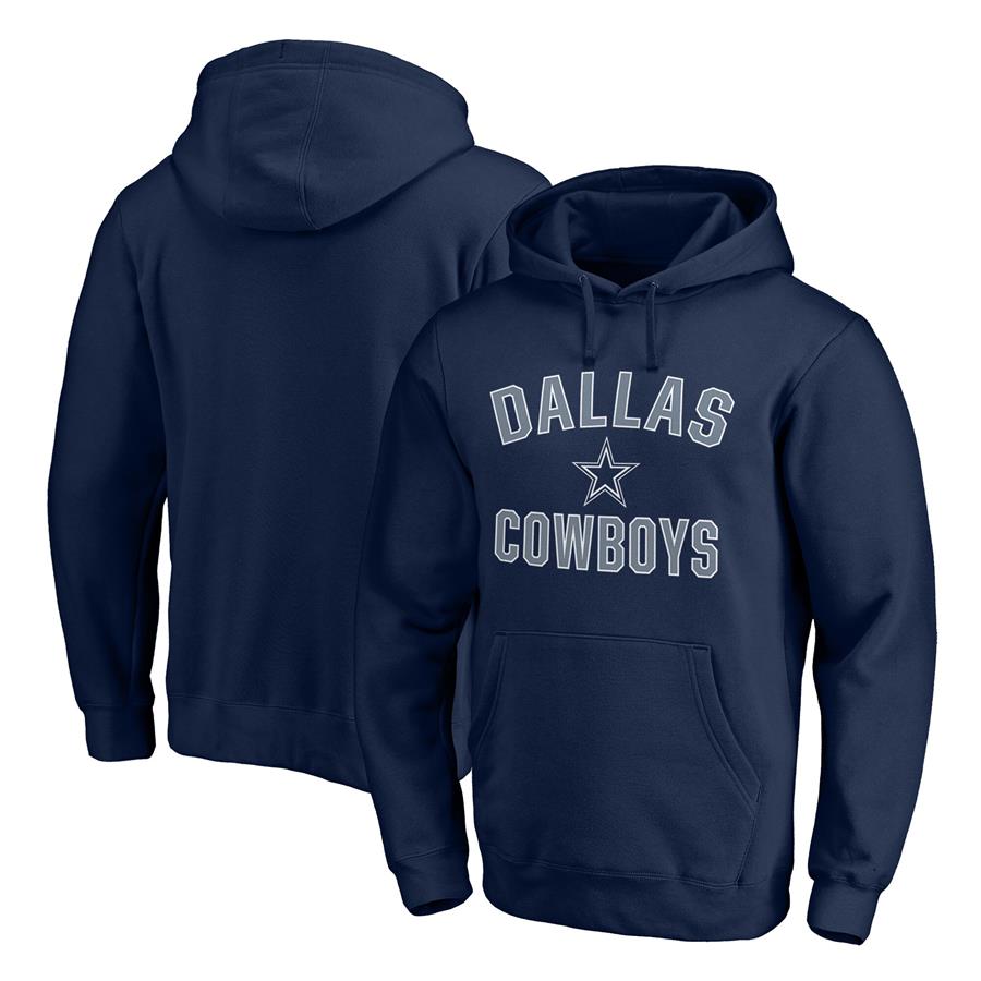 Dallas Cowboys Fanatics Branded Victory Arch Pullover Hoodie - Navy