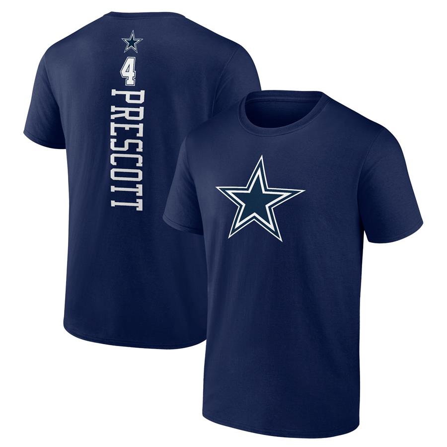 Dak Prescott Dallas Cowboys Fanatics Branded Playmaker T-Shirt - Navy