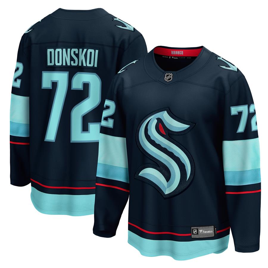 Joonas Donskoi Seattle Kraken Fanatics Branded Home Breakaway Player Jersey - Deep Sea Blue