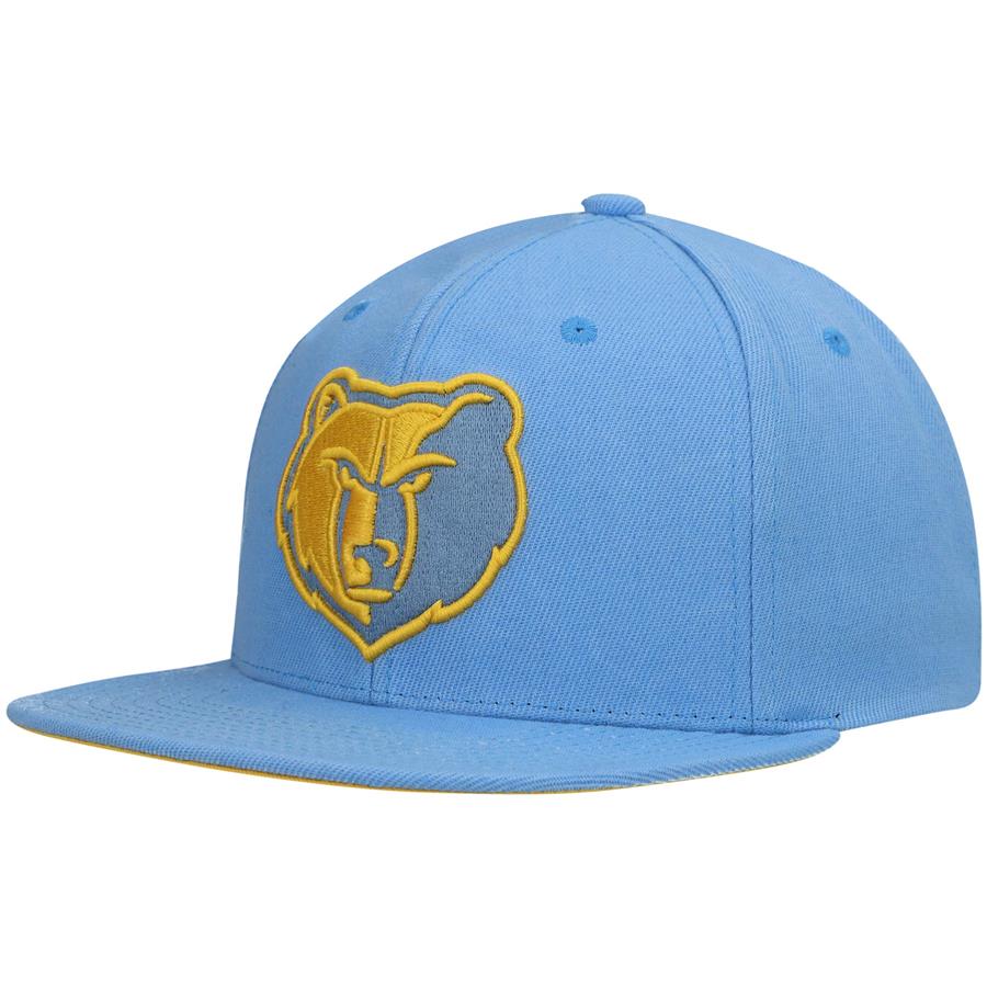 Memphis Grizzlies Mitchell & Ness Two Tonal Snapback Hat - Light Blue