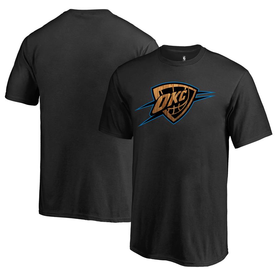 Oklahoma City Thunder Fanatics Branded Hardwood Premium T-Shirt - Black