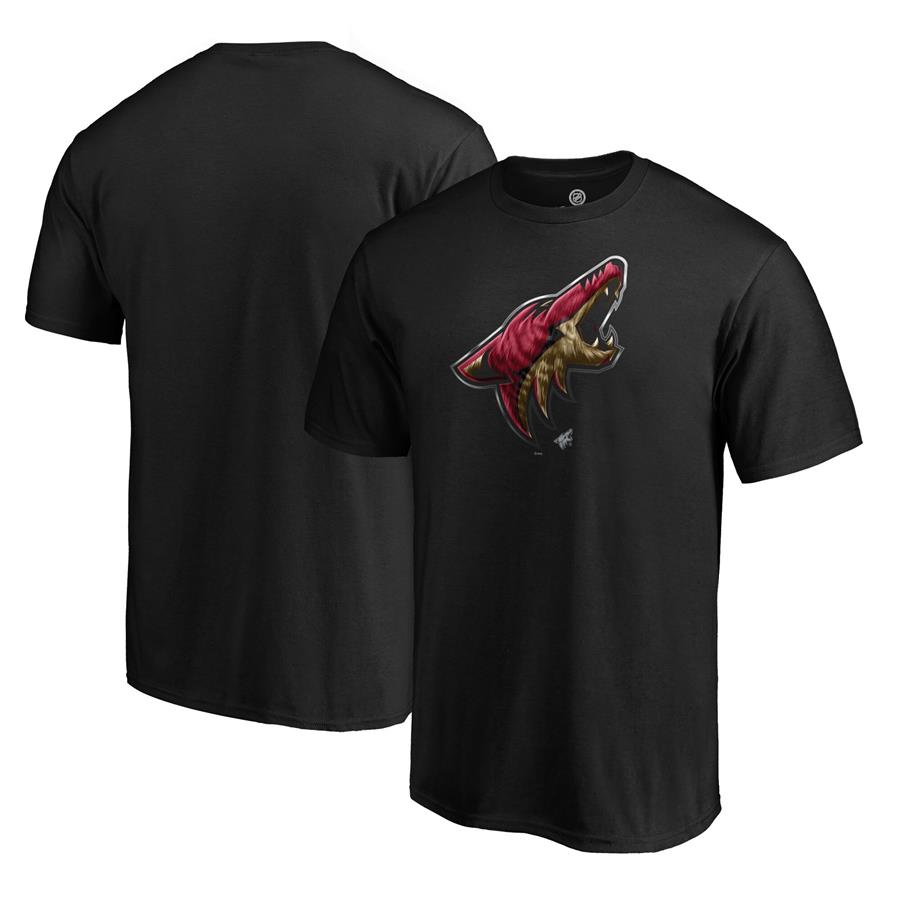 Arizona Coyotes Fanatics Branded Midnight Mascot Premium T-Shirt - Black