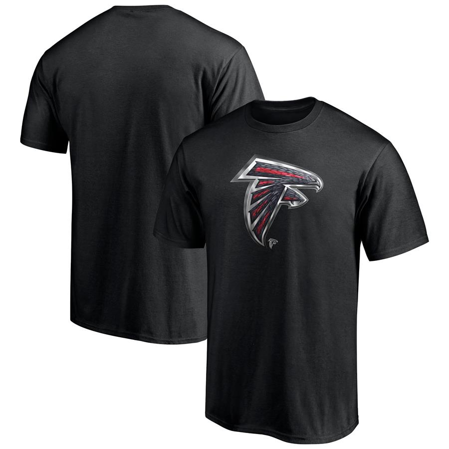 Atlanta Falcons Fanatics Branded Midnight Mascot Premium T-Shirt - Black