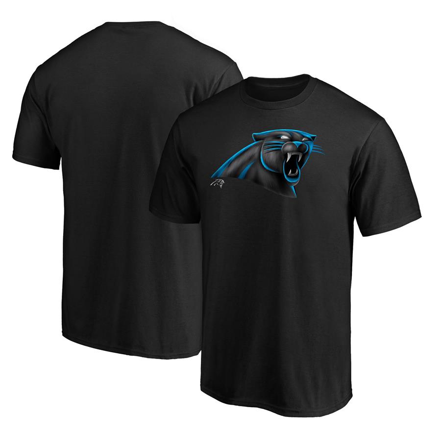 Carolina Panthers Fanatics Branded Midnight Mascot Premium T-Shirt - Black