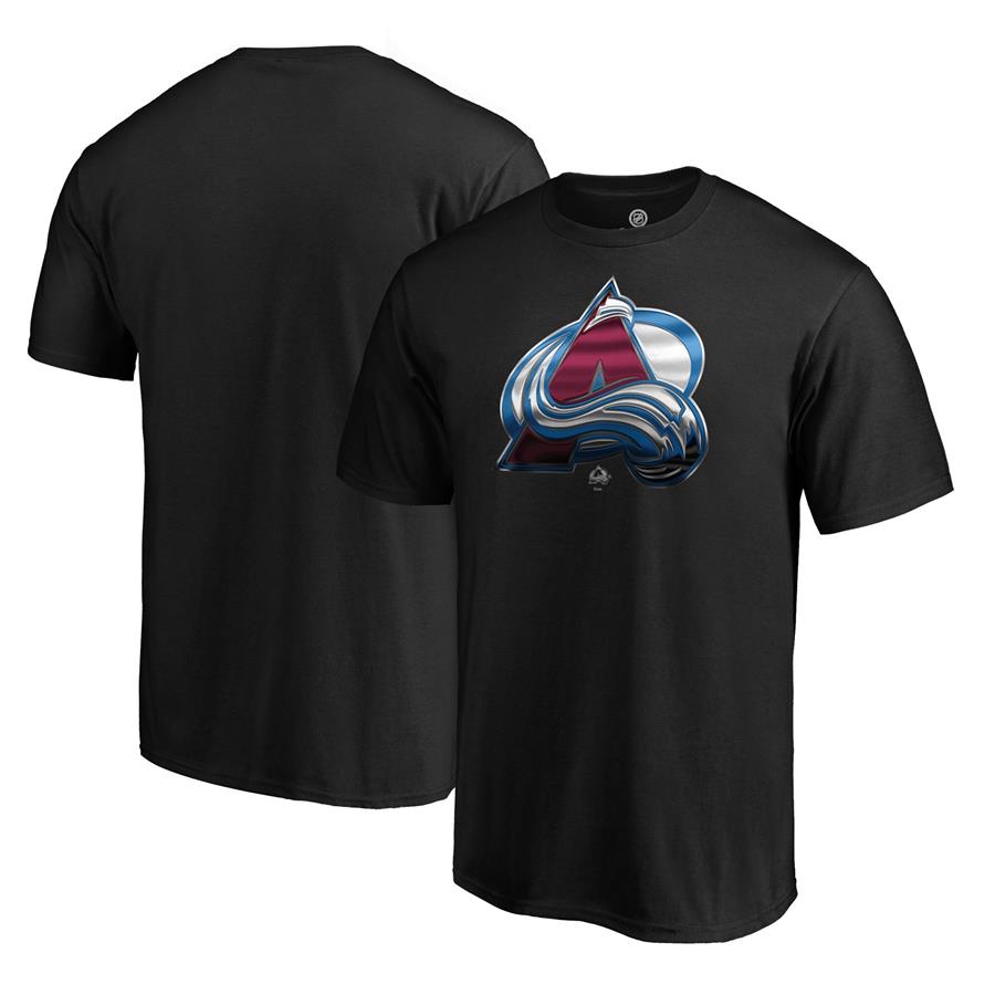 Colorado Avalanche Fanatics Branded Midnight Mascot Premium T-Shirt - Black