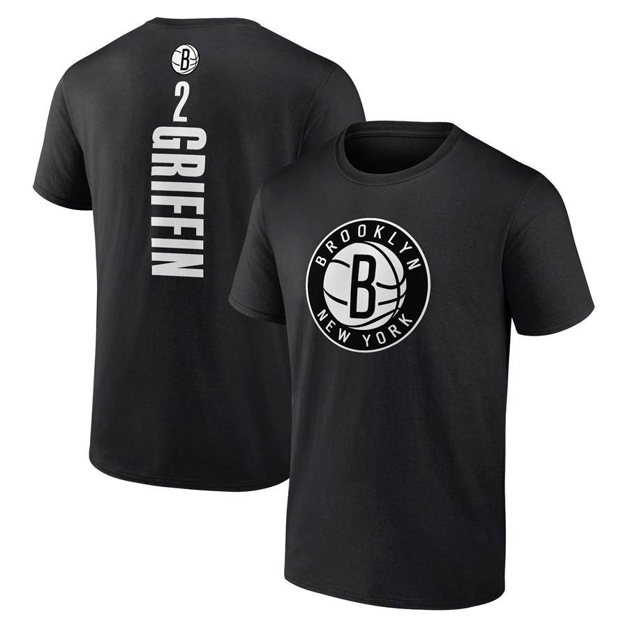 Blake Griffin Brooklyn Nets Fanatics Branded Playmaker Name & Number T-Shirt - Black