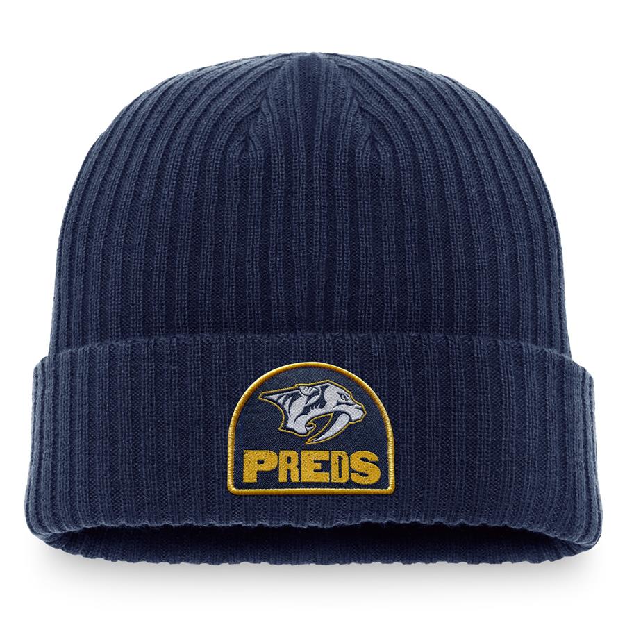 Nashville Predators Fanatics Branded 2022 NHL Stadium Series Team Cuffed Knit Hat - Navy