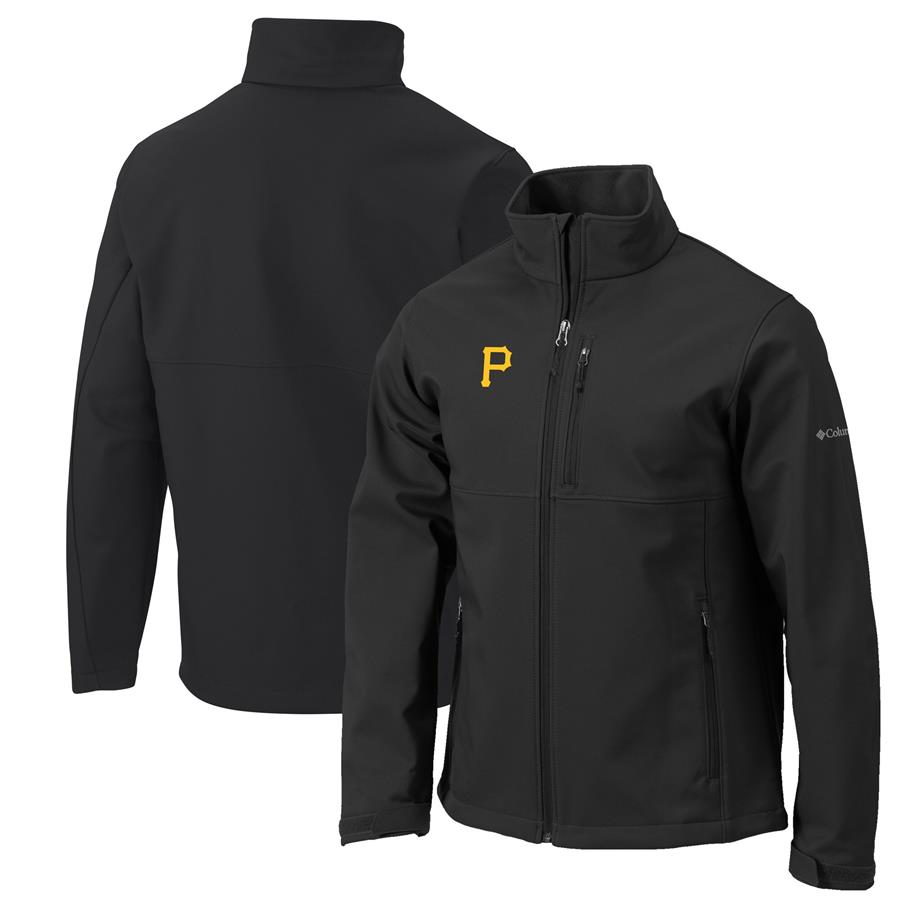 Pittsburgh Pirates Columbia Ascender Full-Zip Jacket - Black