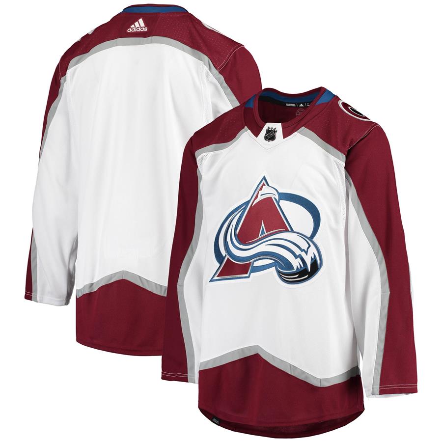 Colorado Avalanche adidas Away Authentic Pro Team Jersey - White