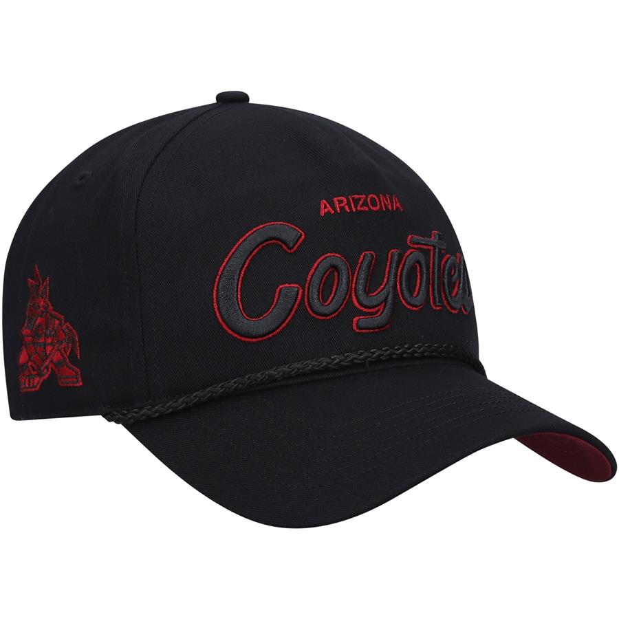 Arizona Coyotes '47 Crosstown Script Hitch Snapback Hat - Black