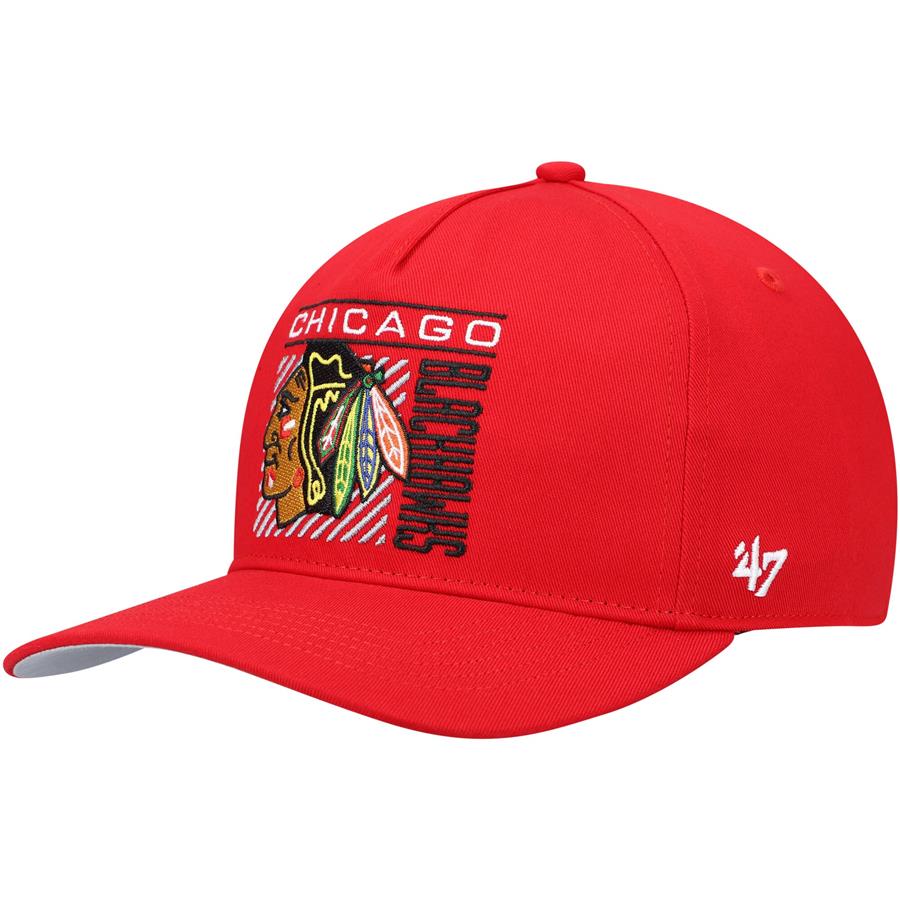 Chicago Blackhawks '47 Reflex Hitch Snapback Hat - Red