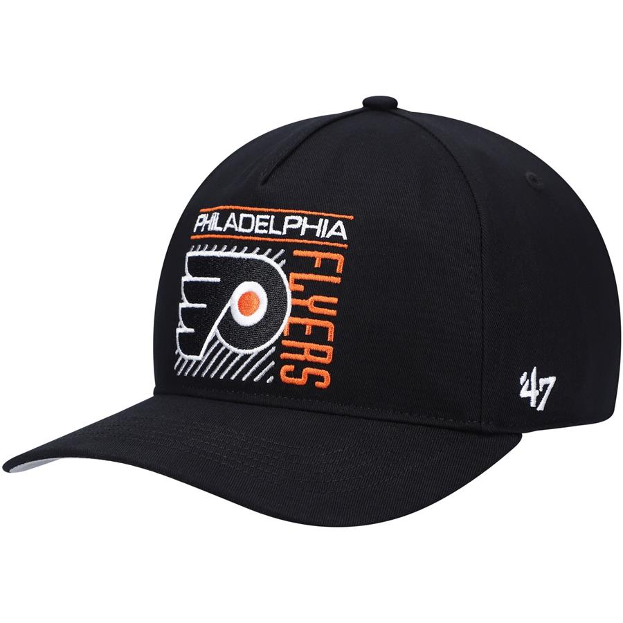 Philadelphia Flyers '47 Reflex Hitch Snapback Hat - Black