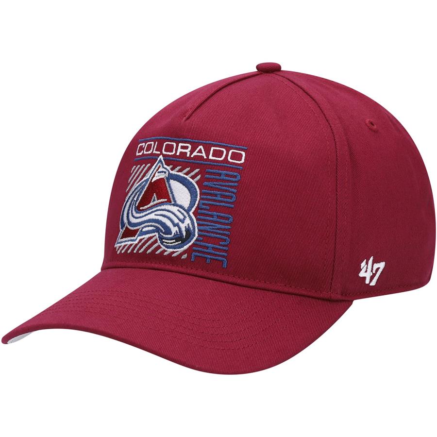 Colorado Avalanche '47 Reflex Hitch Snapback Hat - Burgundy