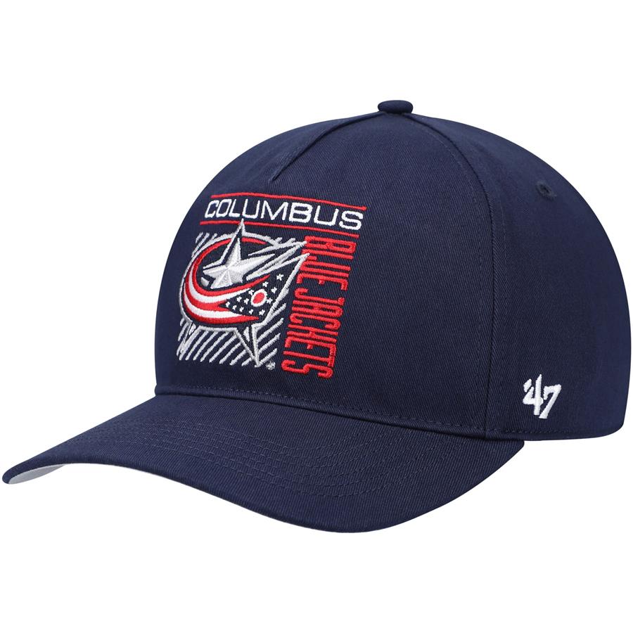 Columbus Blue Jackets '47 Reflex Hitch Snapback Hat - Navy