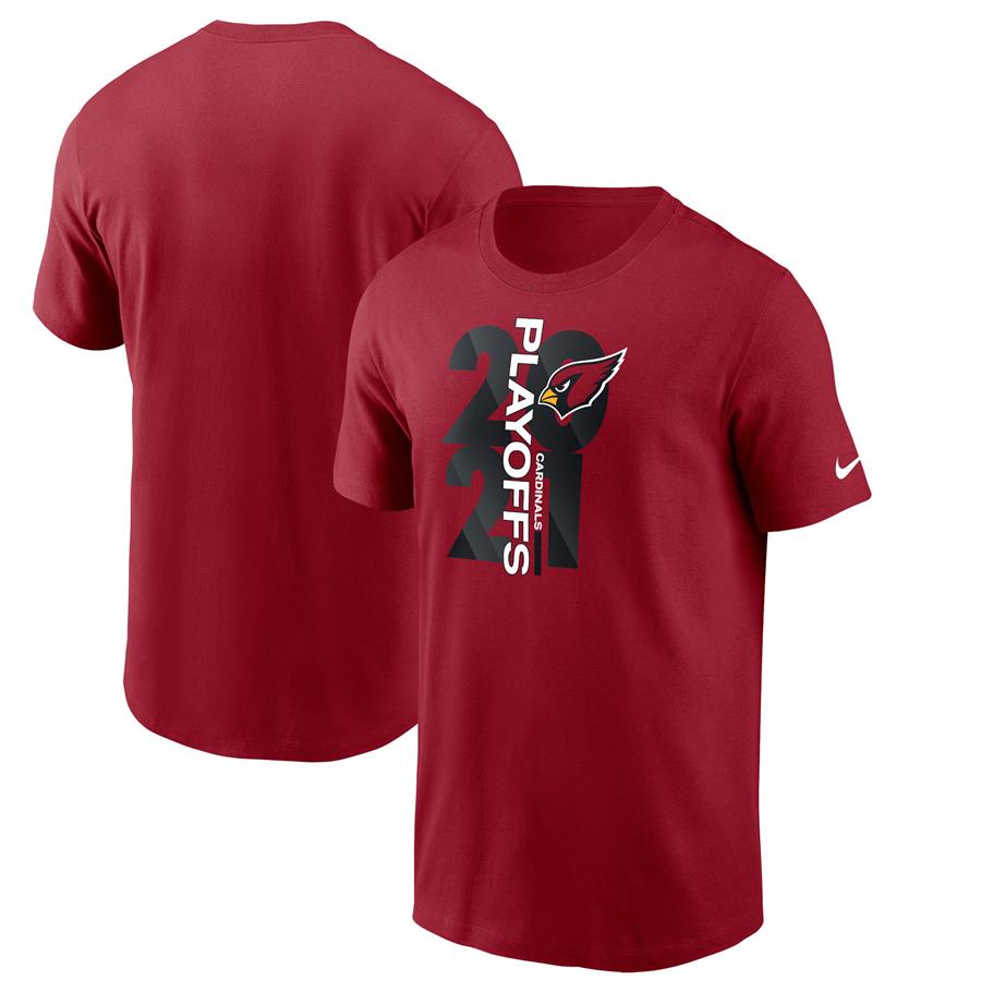 Arizona Cardinals Nike 2021 NFL Playoffs Bound T-Shirt - Cardinal