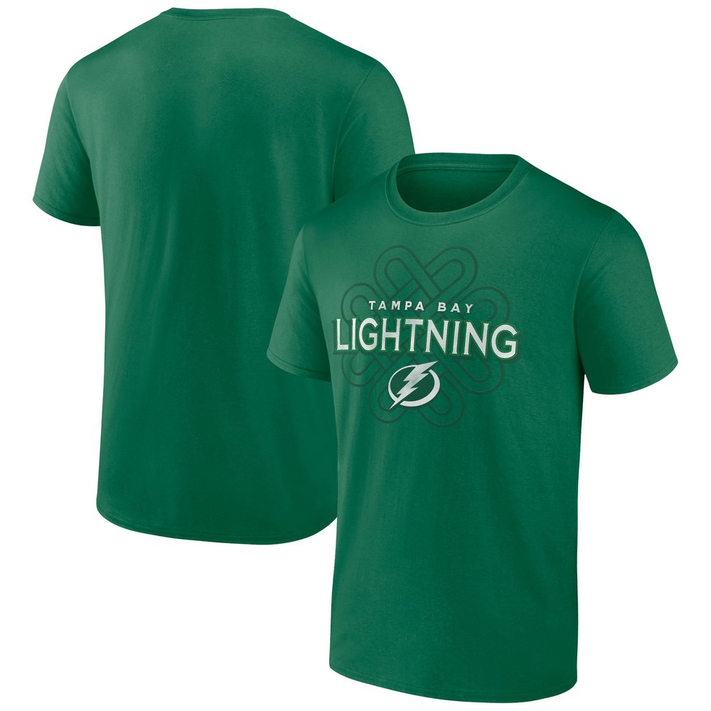Tampa Bay Lightning Fanatics Branded St. Patrick's Day Celtic Knot T-Shirt - Kelly Green