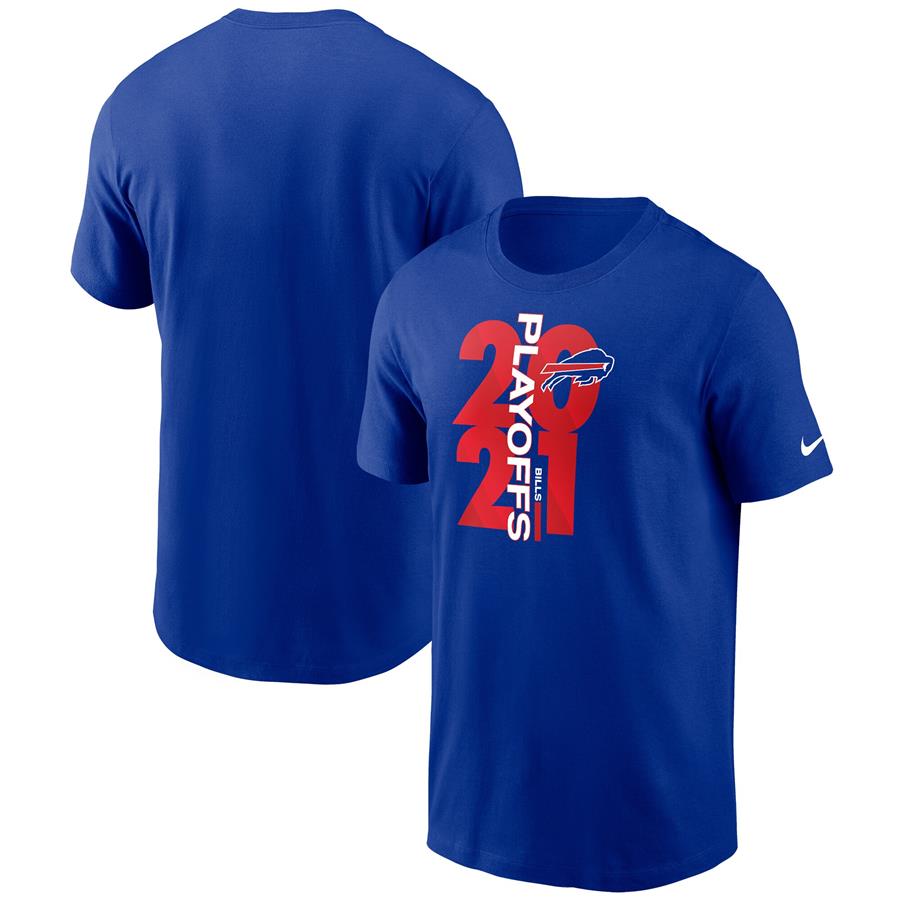 Buffalo Bills Nike 2021 NFL Playoffs Bound T-Shirt - Royal