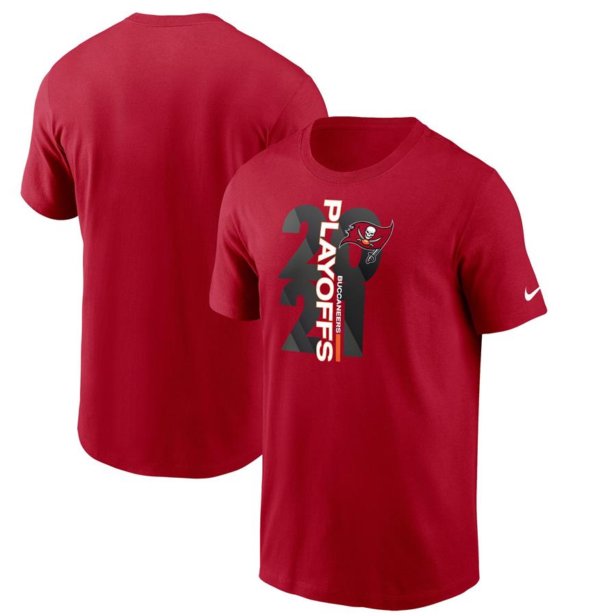 Tampa Bay Buccaneers Nike 2021 NFL Playoffs Bound T-Shirt - Red