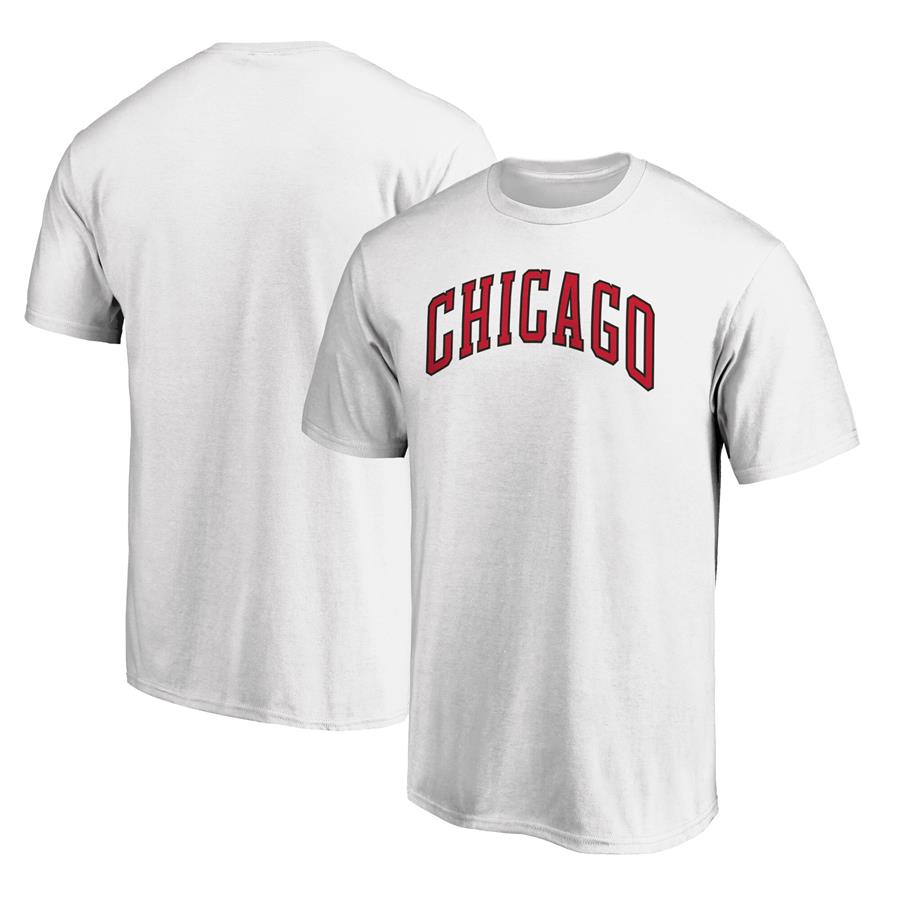 Chicago Bulls Fanatics Branded Alternate Logo T-Shirt - White