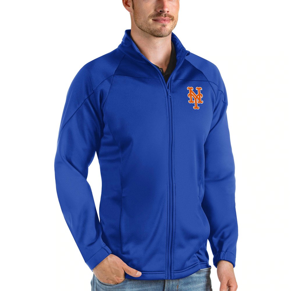 New York Mets Antigua Links Full-Zip Golf Jacket - Royal