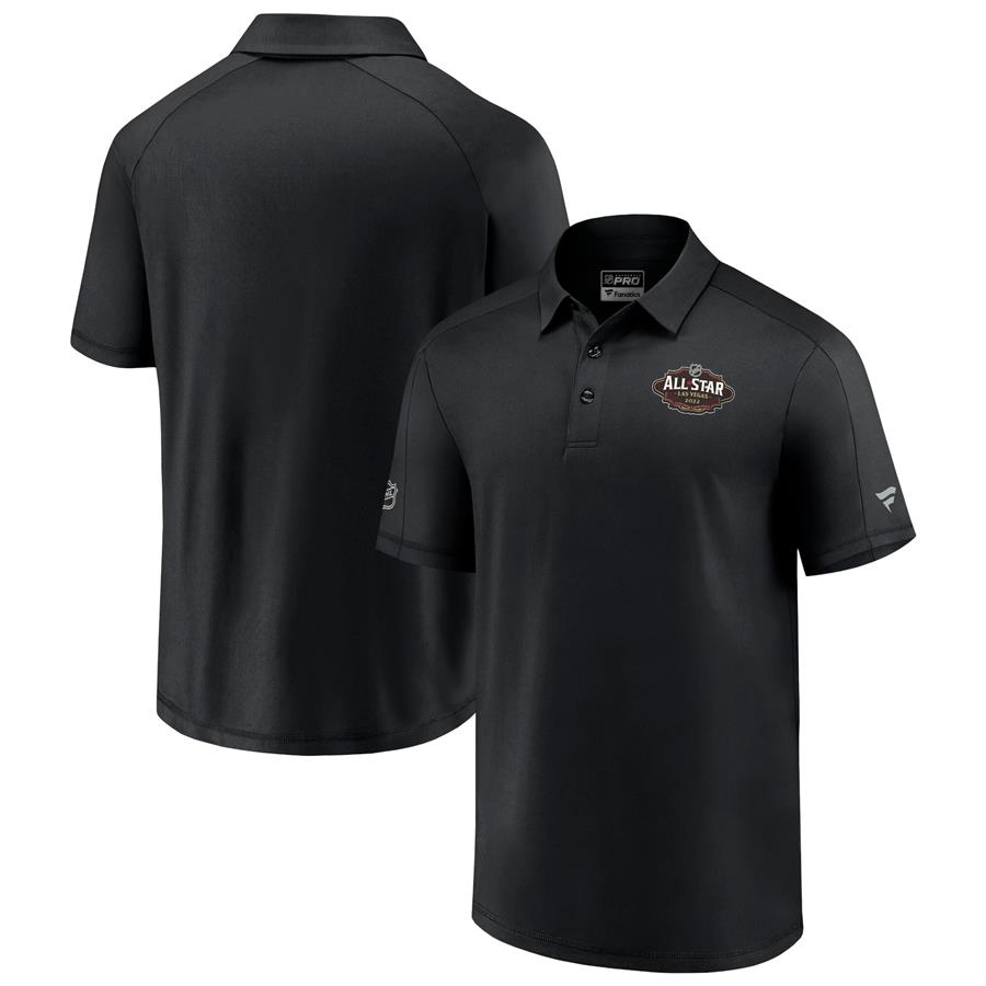 Fanatics Branded 2022 NHL All-Star Game Polo - Black