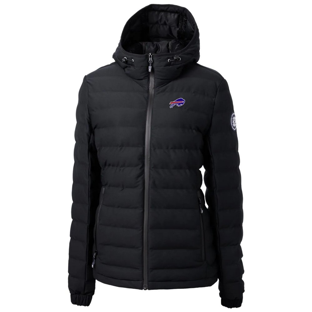 Buffalo Bills Cutter & Buck Women's Mission Ridge Repreve Full-Zip Puffer Jacket - Black