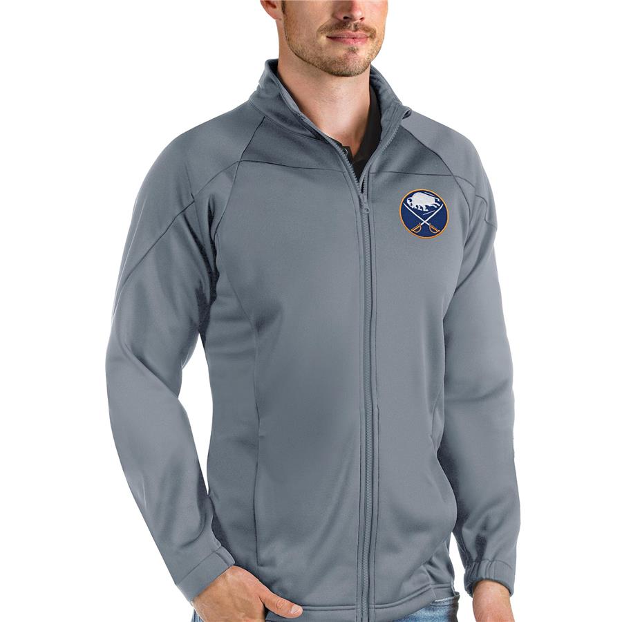 Buffalo Sabres Antigua Links Full-Zip Golf Jacket - Gray