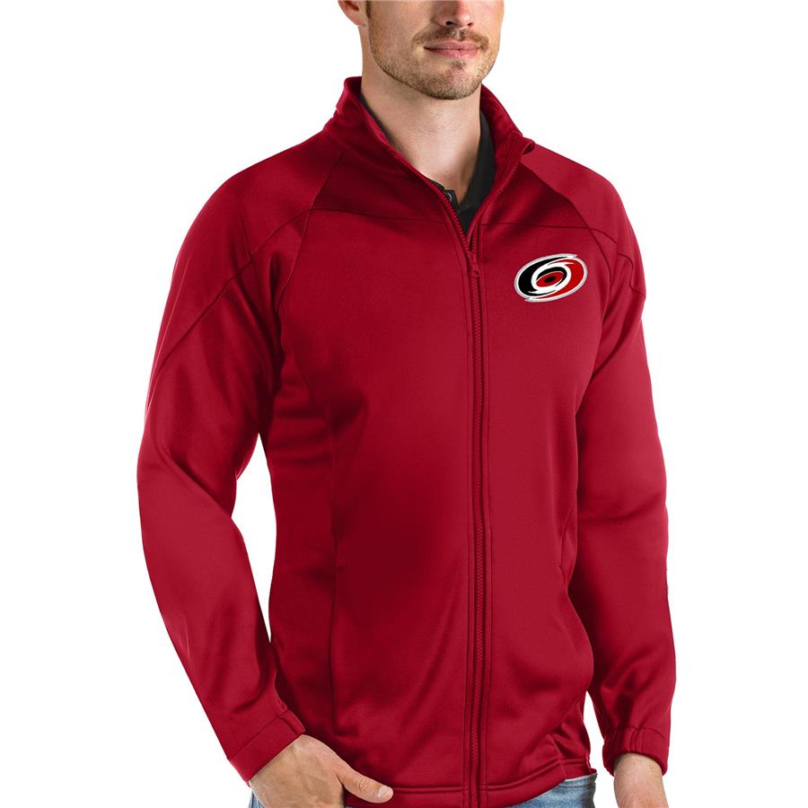 Carolina Hurricanes Antigua Links Full-Zip Golf Jacket - Red